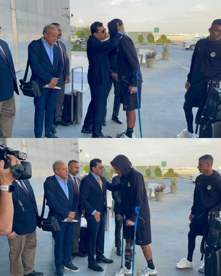 开云体育APP-曼市德比还能上吗？马尔穆什世预赛伤退，拄拐回到开罗