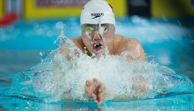 开云体育APP-短池世锦赛覃海洋200蛙摘铜 男女自接力收获第6名